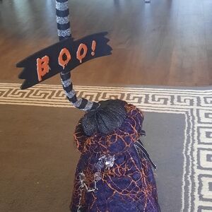 Kids Halloween Toy Walking Brush- Black and Orange